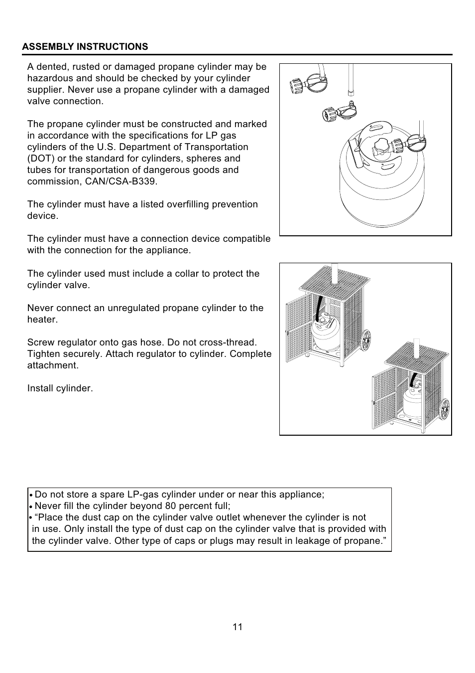 Garden Sun Heater HSS-A-FXPC Ratton Square User Manual | Page 11 / 20