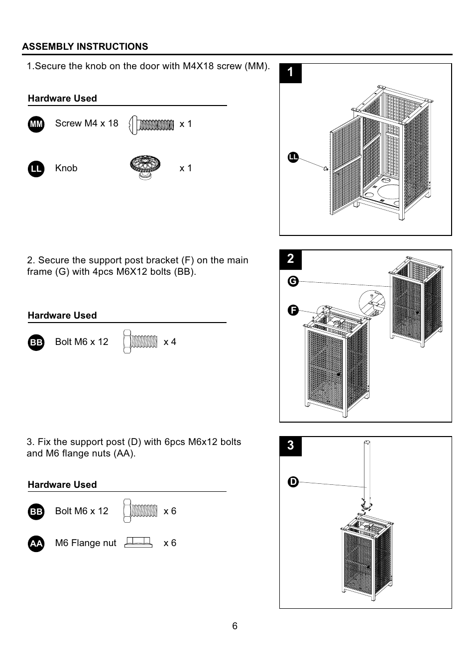 Garden Sun Heater HSS-A-FXPC Ratton Square User Manual | Page 6 / 20