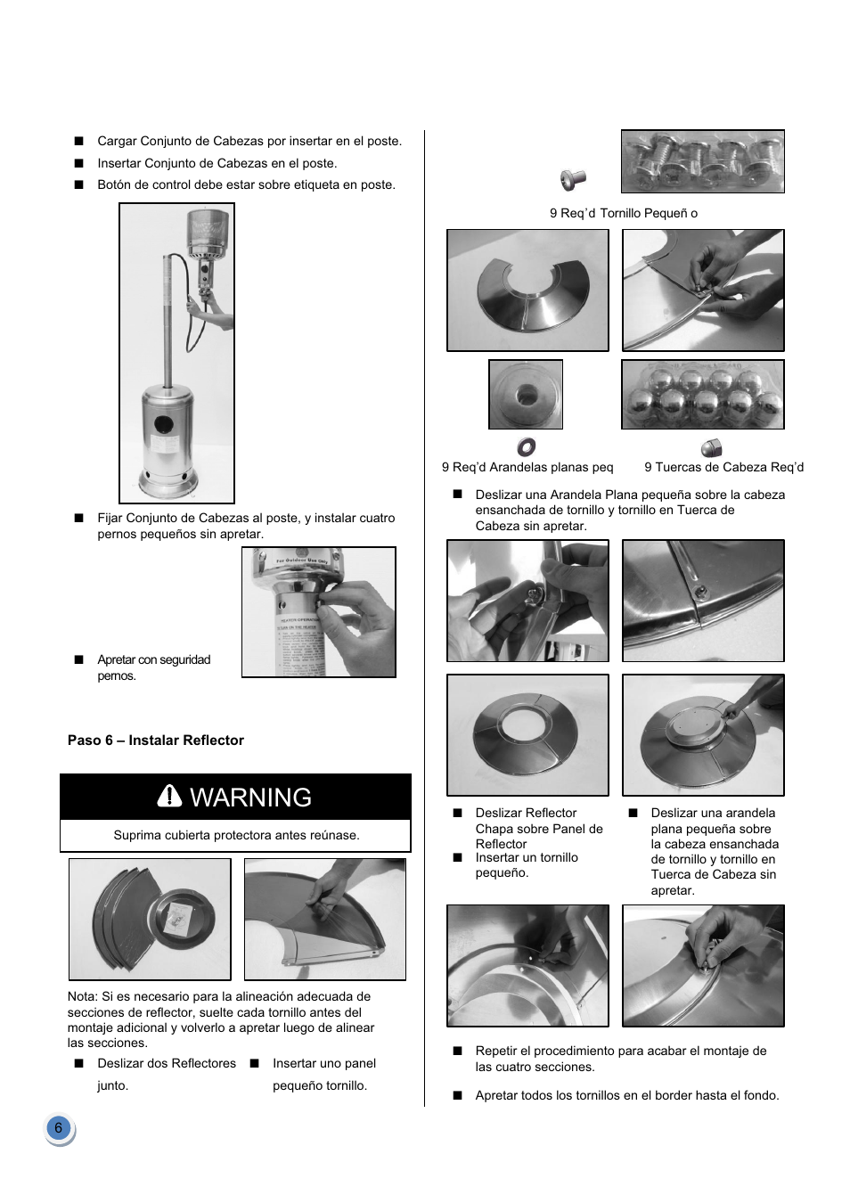 Garden Sun Heater HSS-A-SS THD-2010 User Manual | Page 20 / 26