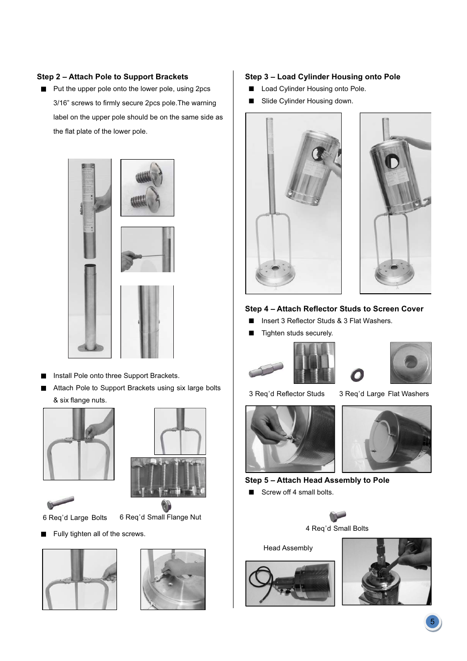 Garden Sun Heater HSS-A-SS THD-2010 User Manual | Page 6 / 26