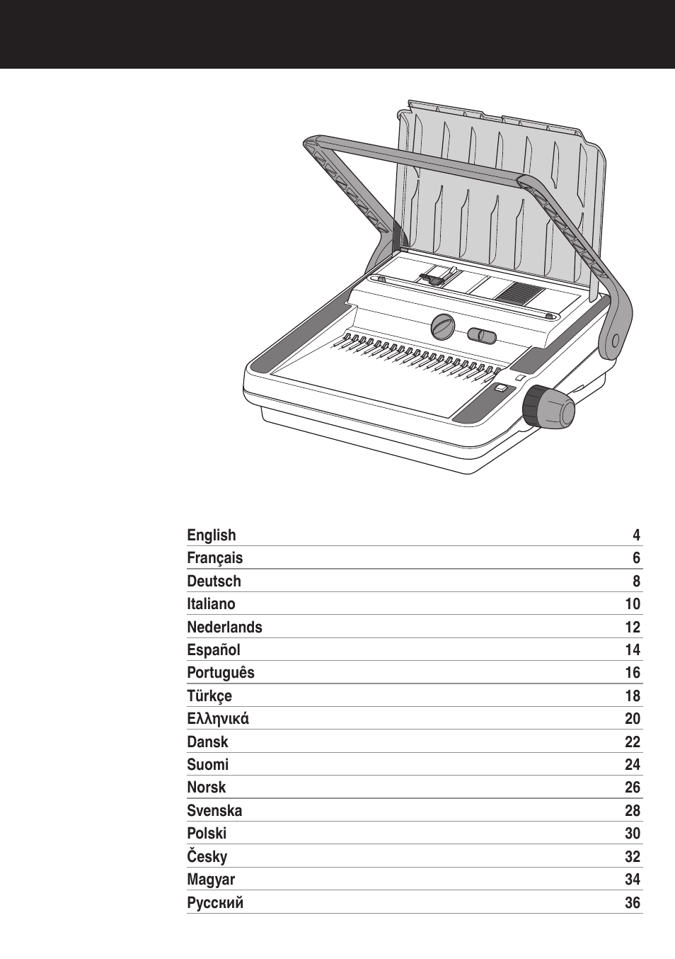 GBC C366E User Manual | Page 2 / 38