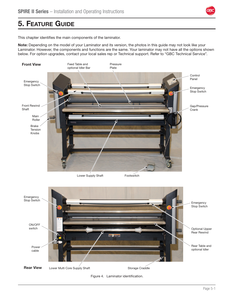Feature guide, Eature, Uide | GBC 64C User Manual | Page 15 / 44