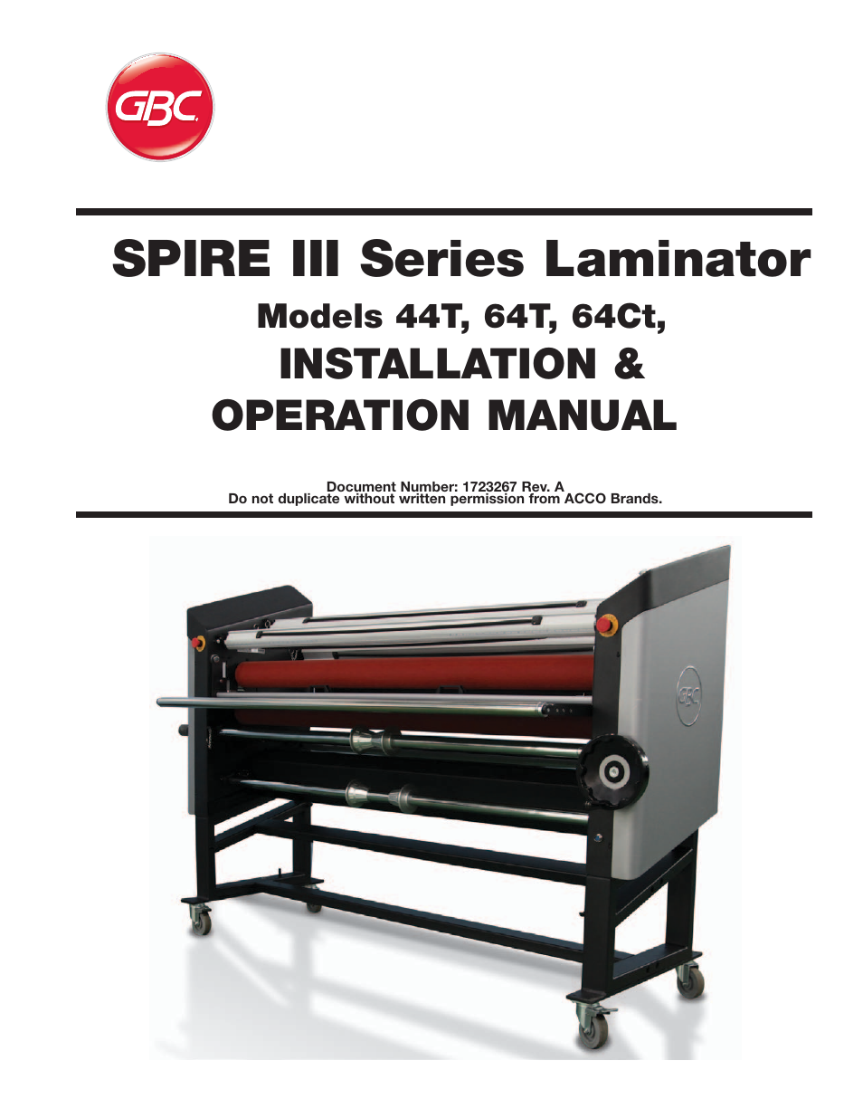 GBC 64Ct User Manual | 48 pages