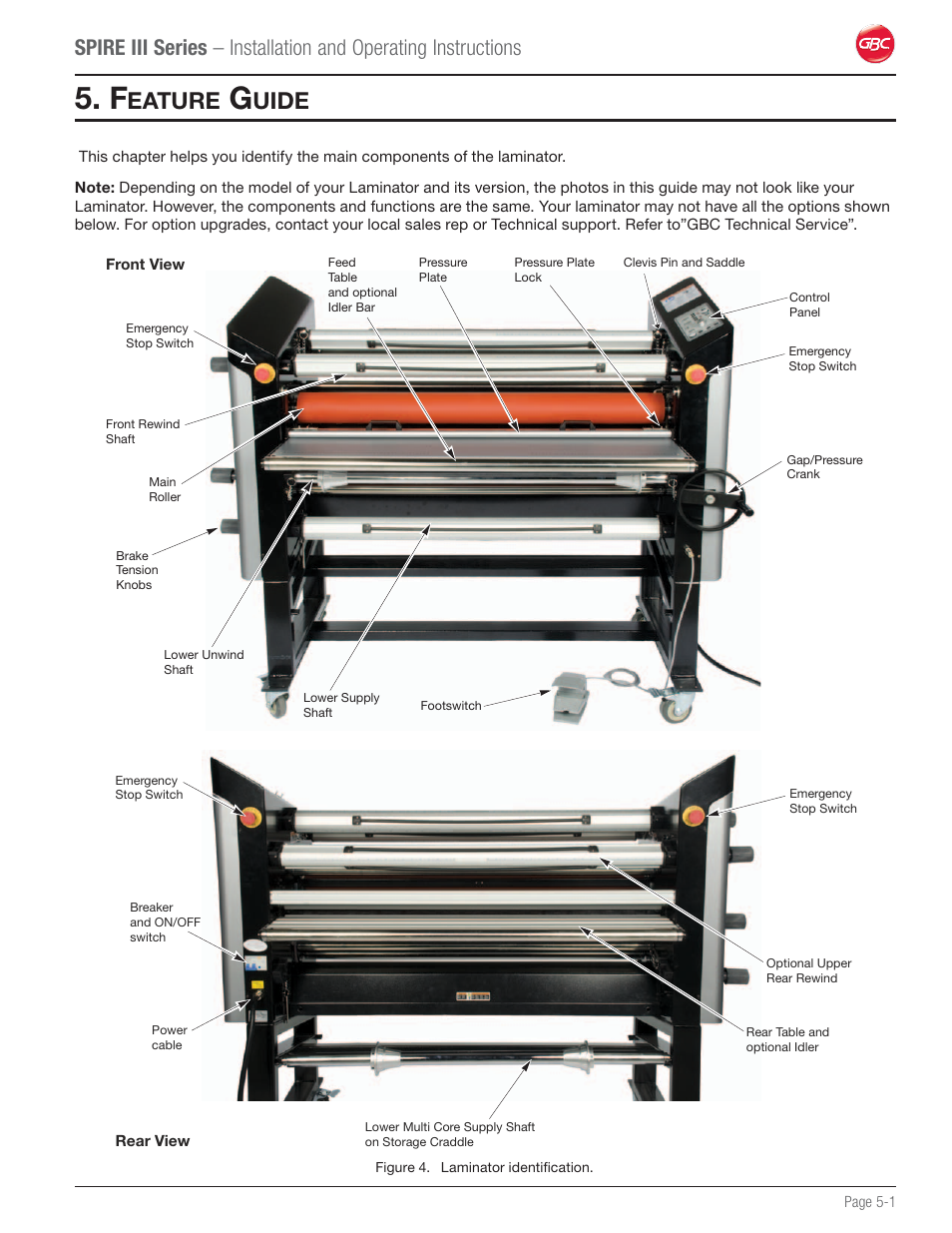 Feature guide, Eature, Uide | GBC 64Ct User Manual | Page 15 / 48