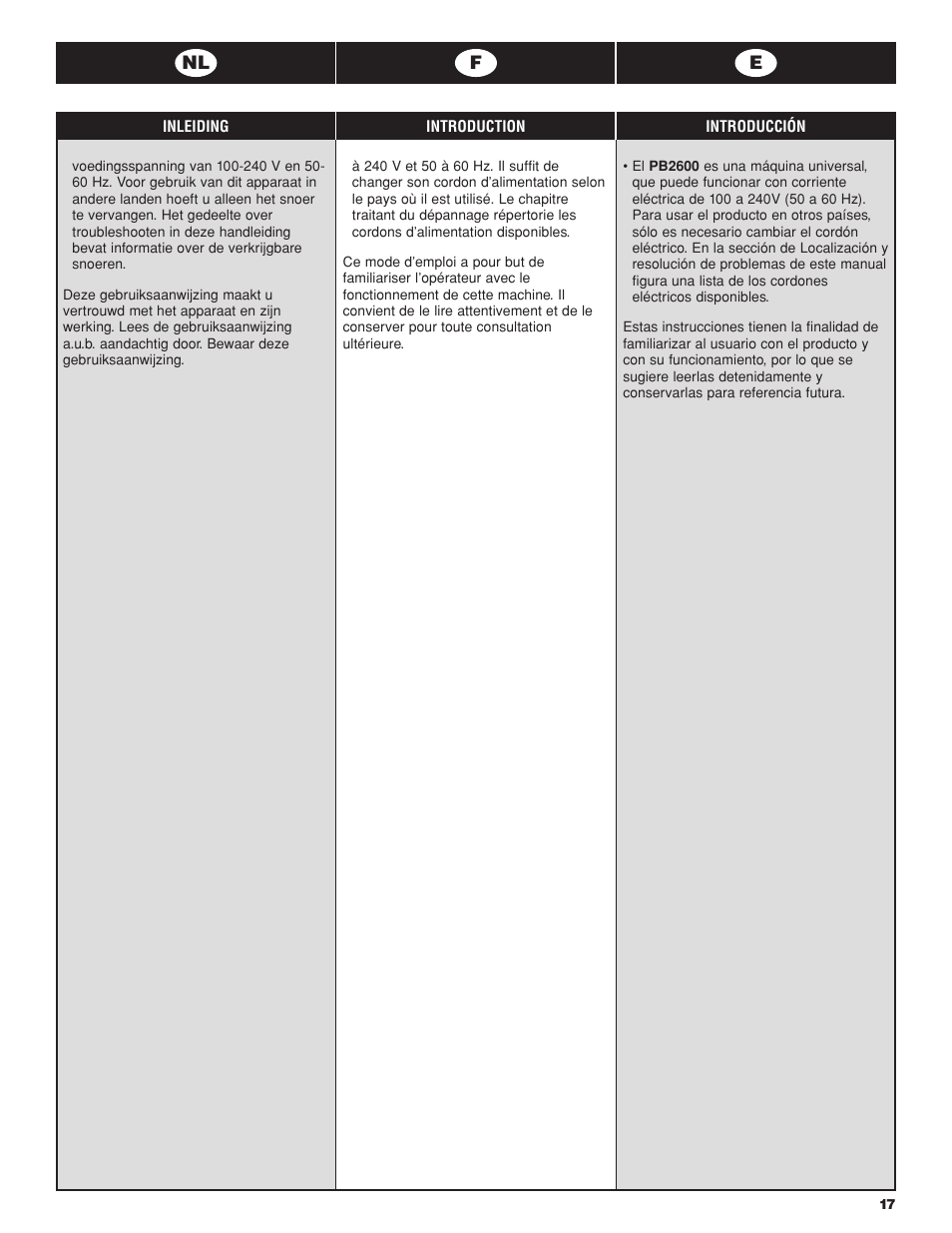 GBC PB2600 User Manual | Page 17 / 34