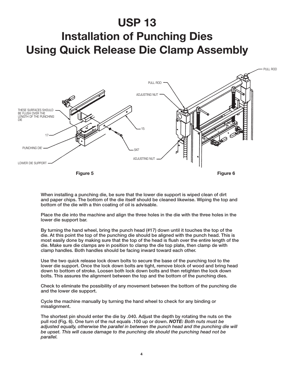 GBC Usp13 User Manual | Page 6 / 17