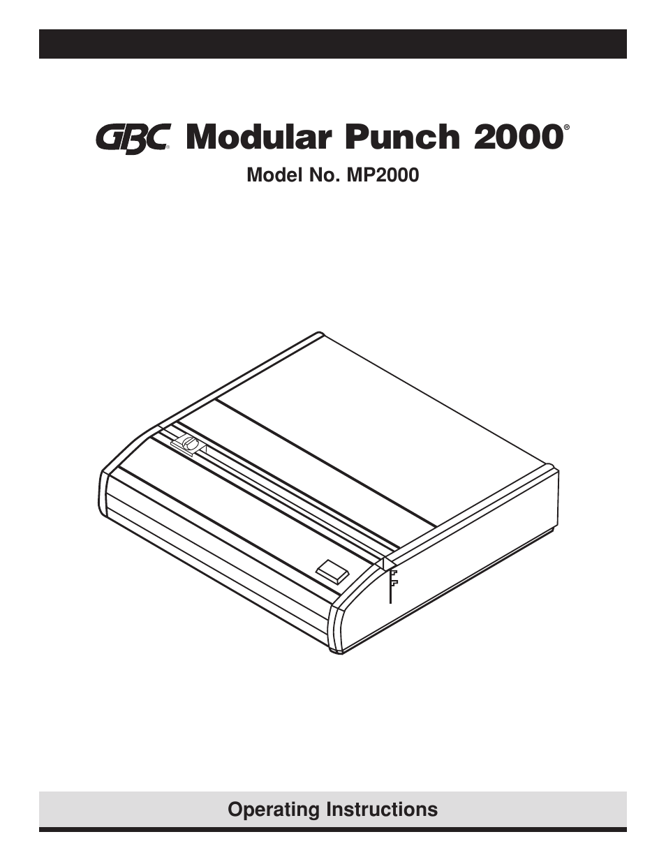 GBC MP2000 User Manual | 24 pages