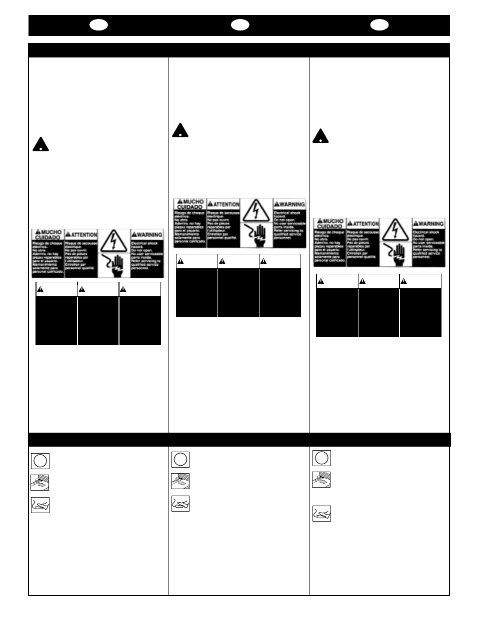 Nl f e, Symbols simbolos | GBC Magnapunch User Manual | Page 3 / 36