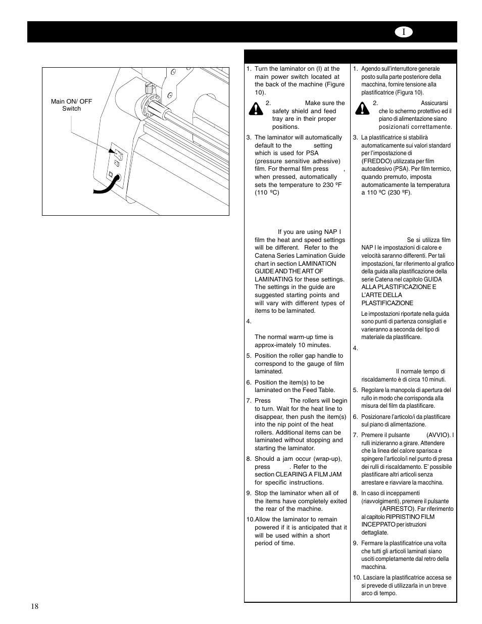 GBC Catenas User Manual | Page 21 / 53