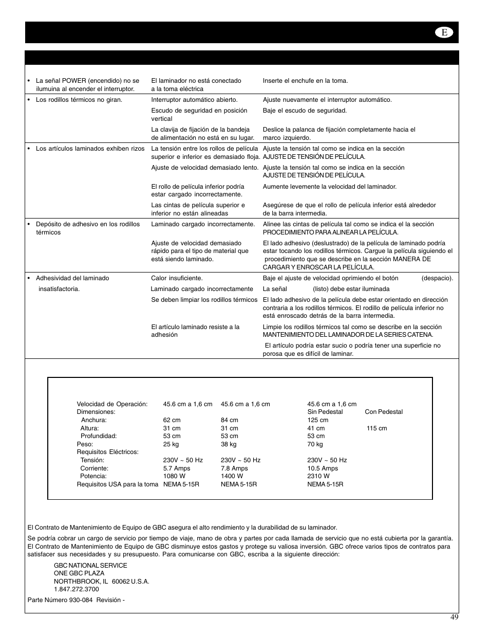 GBC Catenas User Manual | Page 52 / 53