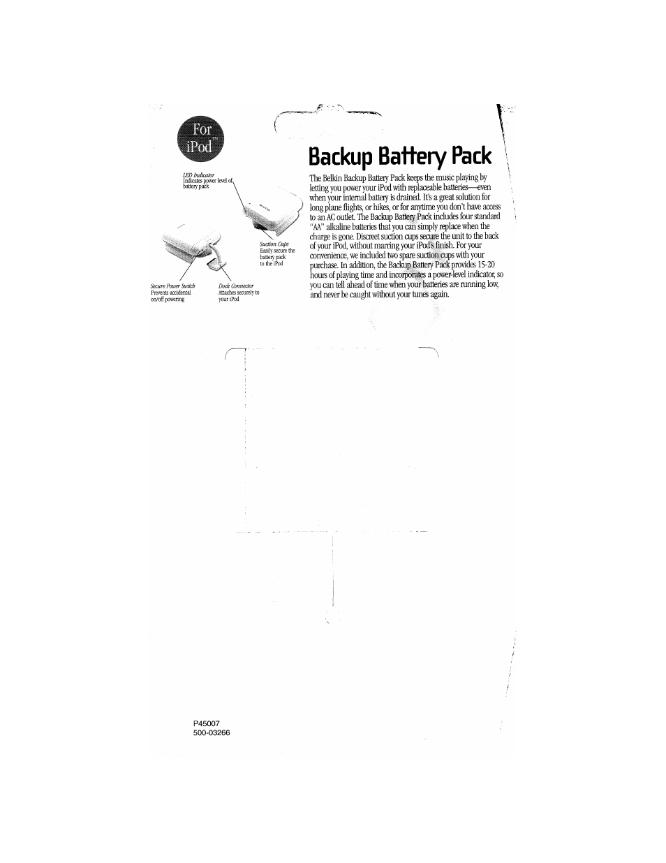 Rear of packaging | Belkin F8E464 User Manual | Page 6 / 6