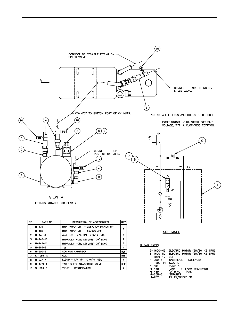 Hydraulic power unit assy | GBC MS5 User Manual | Page 32 / 51
