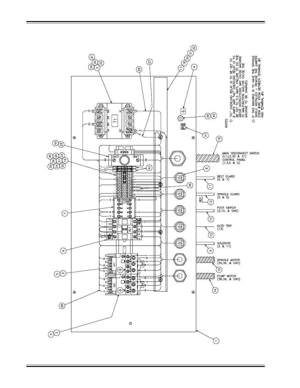 Power panel assy 208/230vac 50/60 hz | GBC MS5 User Manual | Page 36 / 51