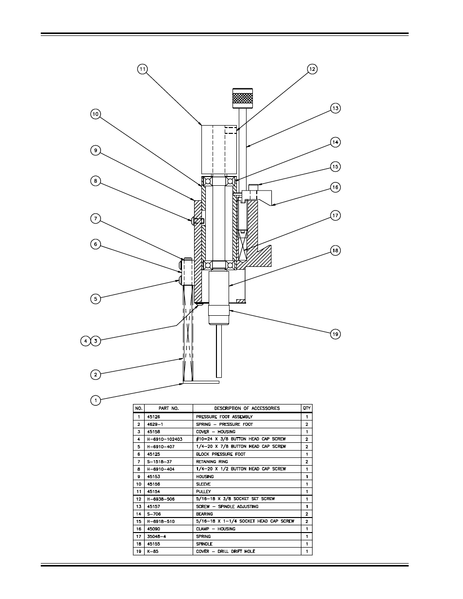 Drill head assy | GBC MS5 User Manual | Page 42 / 51