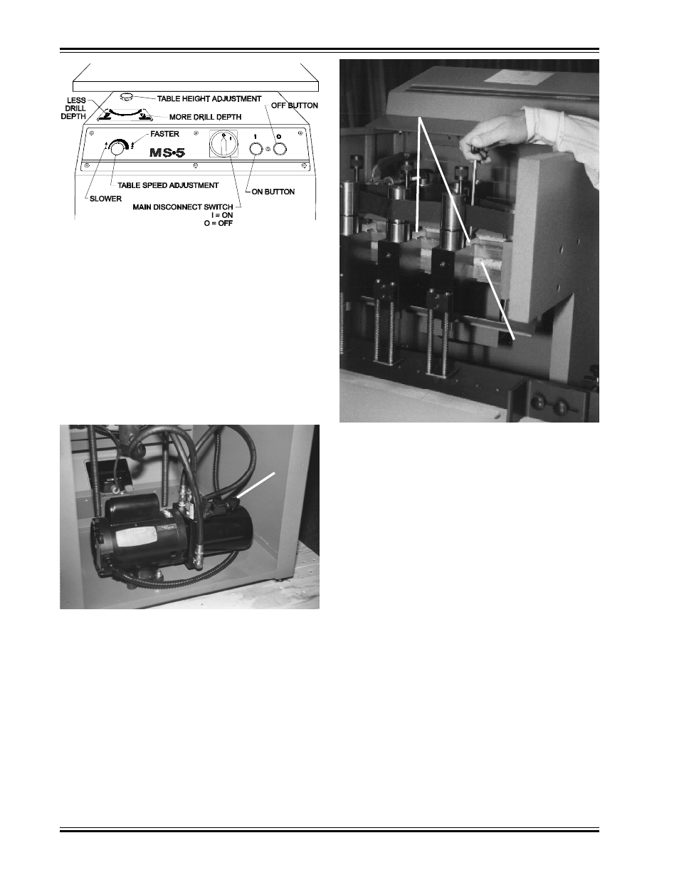 Safety interlock/hydraulic check | GBC MS5 User Manual | Page 8 / 51