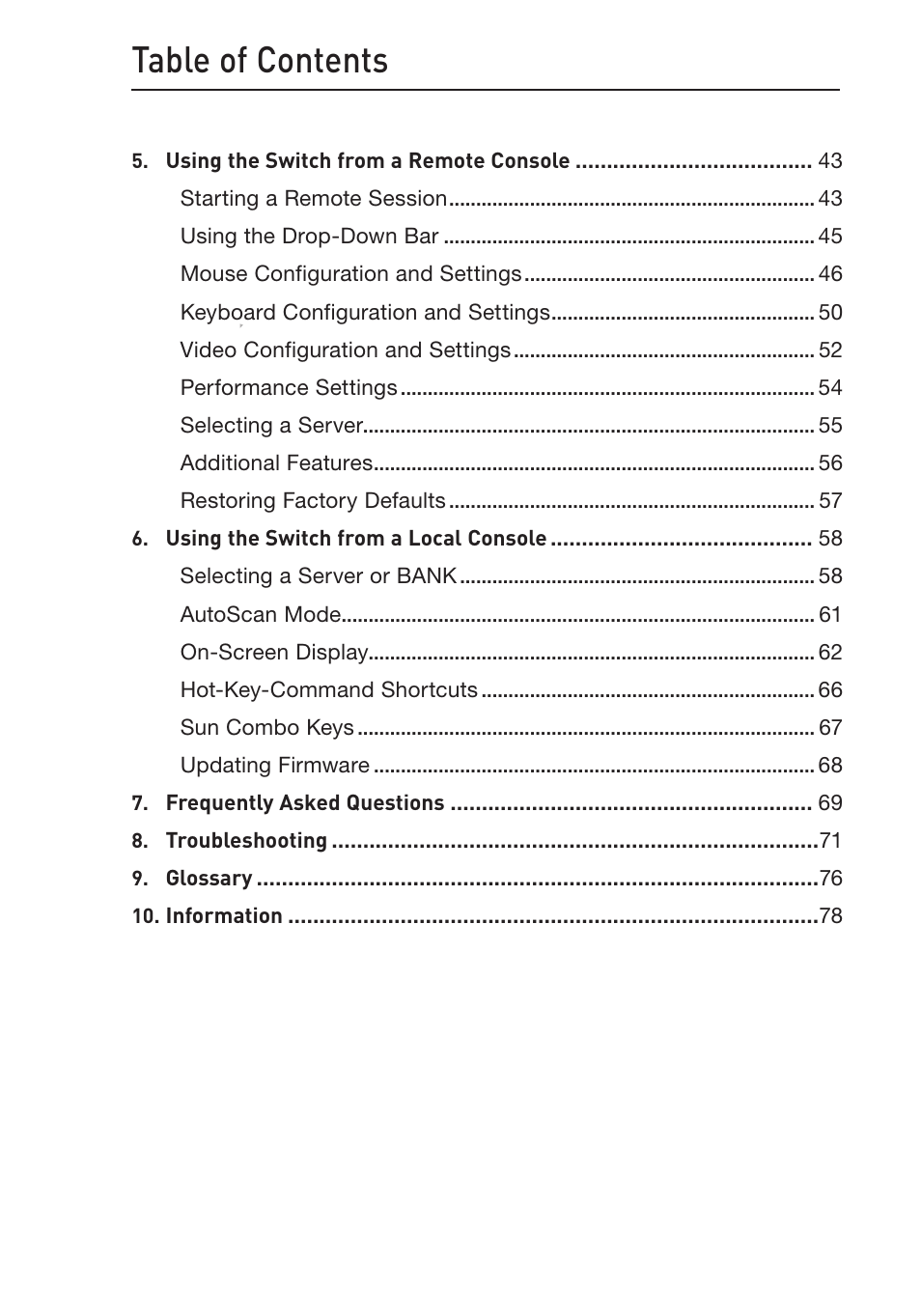 Belkin Omniview SMB KVM-over-IP Switch F1DP108G User Manual | Page 3 / 84
