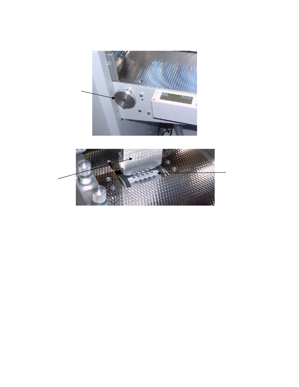 Choke adjustment and rotating cylinder | GBC Auto 50 MBM Crease User Manual | Page 9 / 21