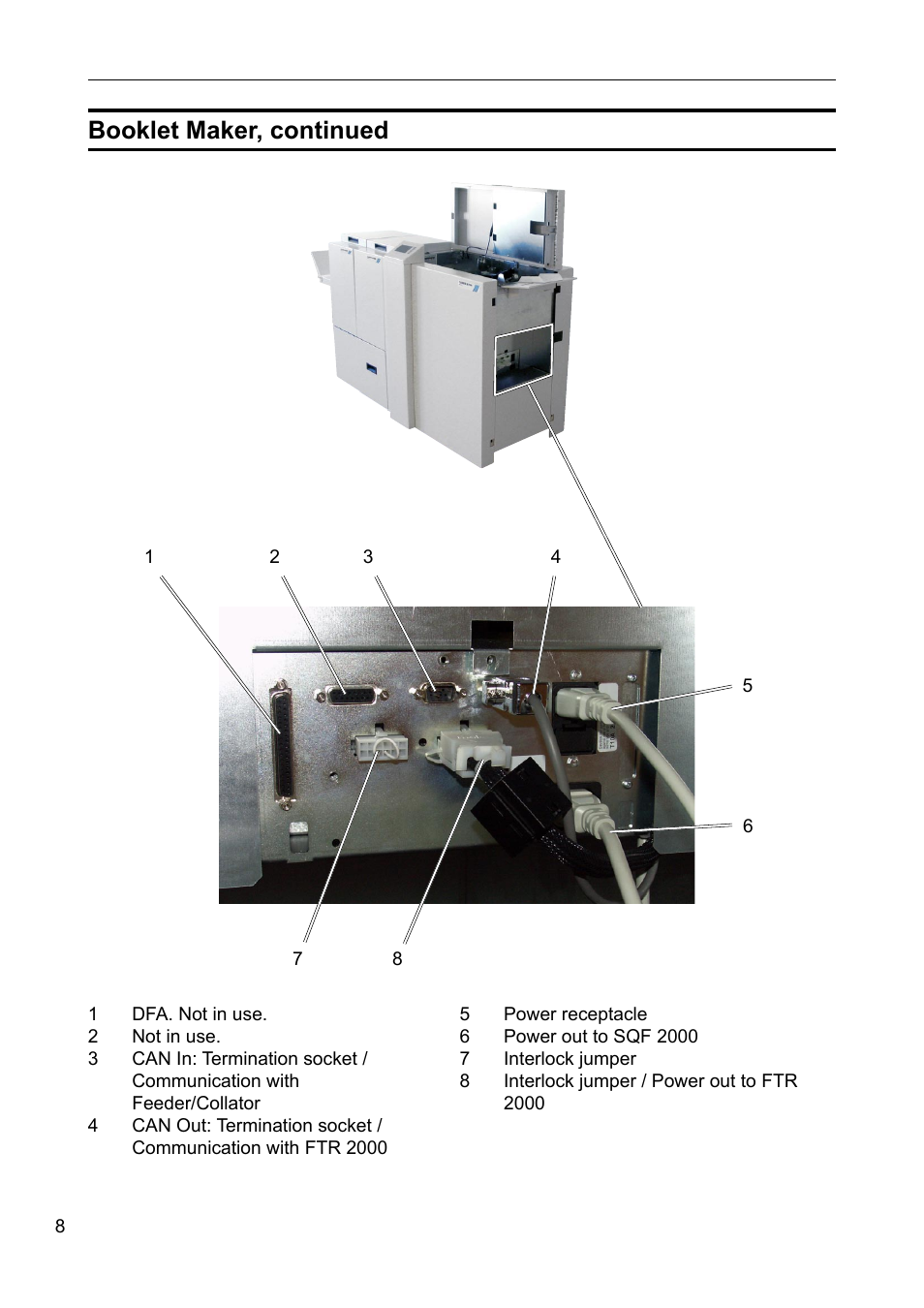 Booklet maker, continued | GBC 2000 Plockmatic Bookmaker User Manual | Page 8 / 56