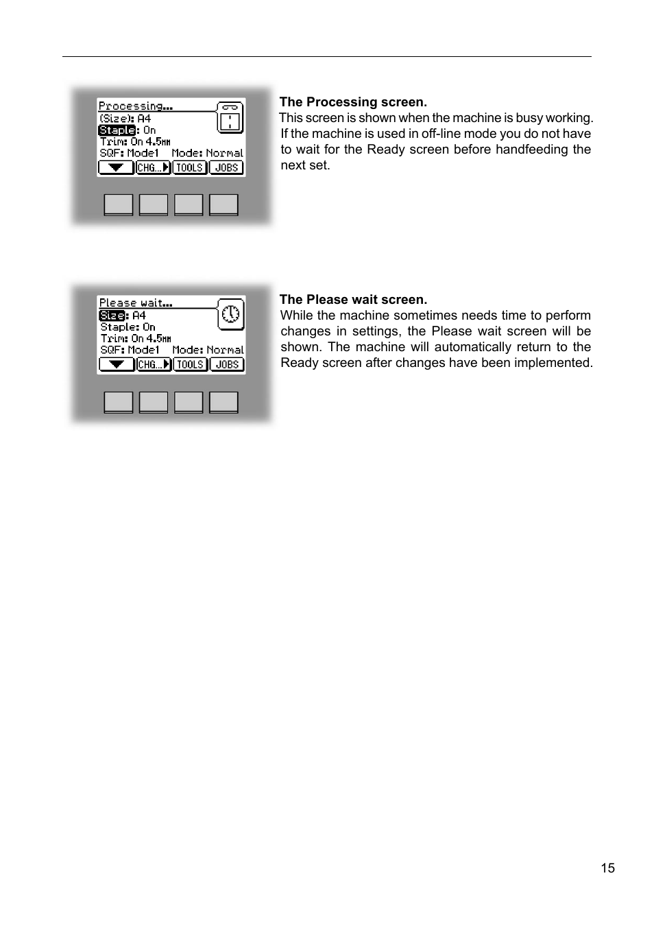 GBC BM 200 Bookmaker User Manual | Page 15 / 52