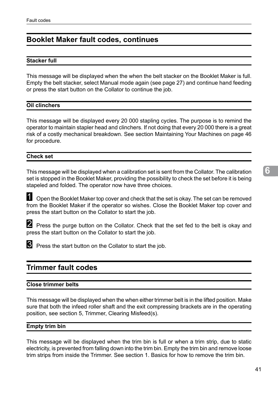 Trimmer | GBC BM 200 Bookmaker User Manual | Page 41 / 52