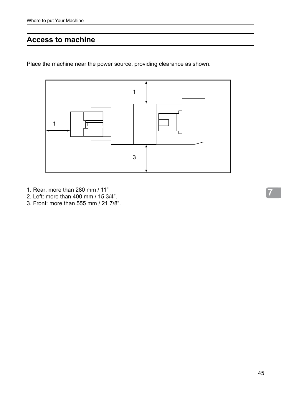Access to machine | GBC BM 200 Bookmaker User Manual | Page 45 / 52