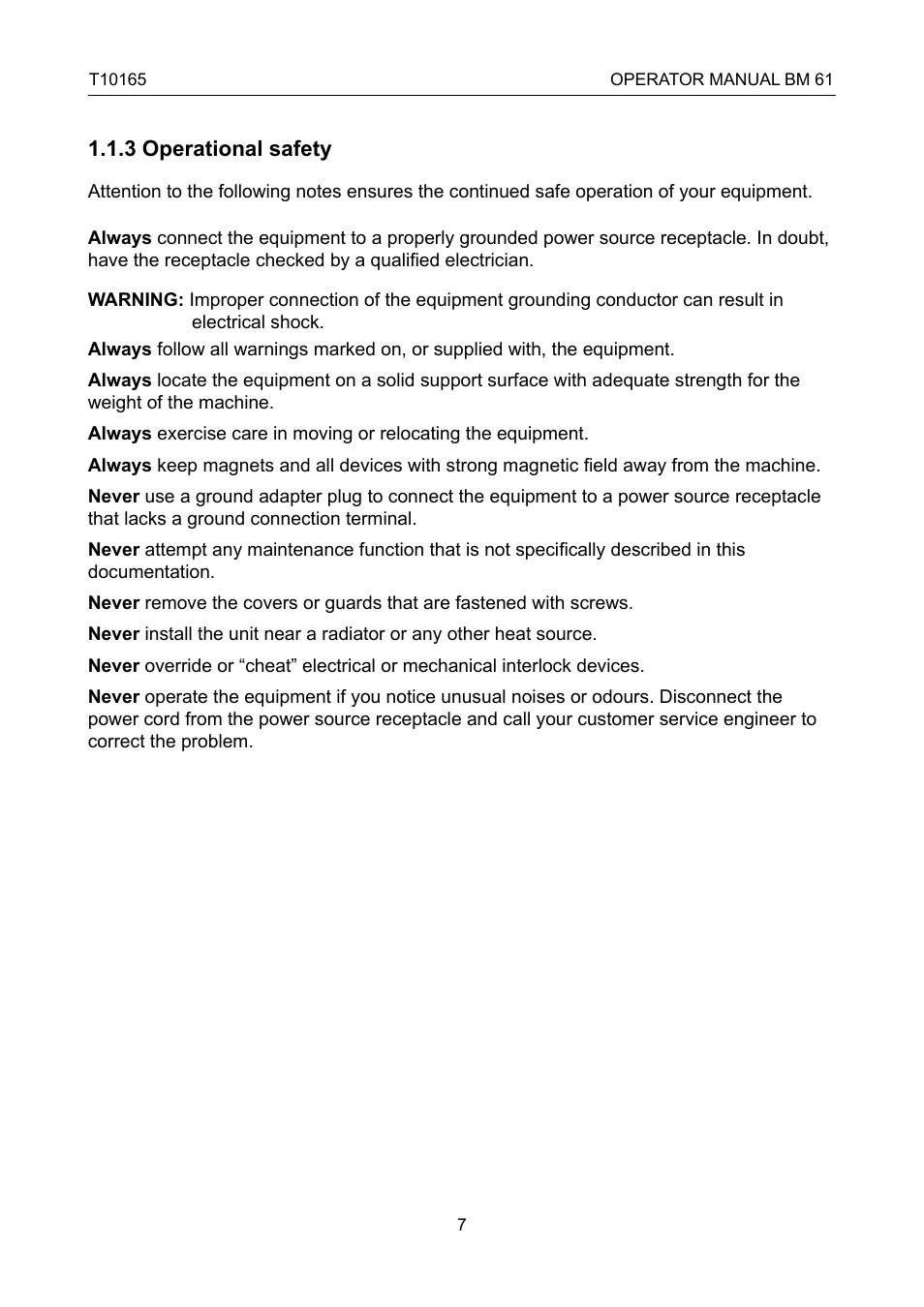 GBC 61 Plackmatic Bookmaker User Manual | Page 7 / 28