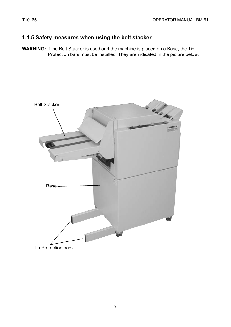 GBC 61 Plackmatic Bookmaker User Manual | Page 9 / 28