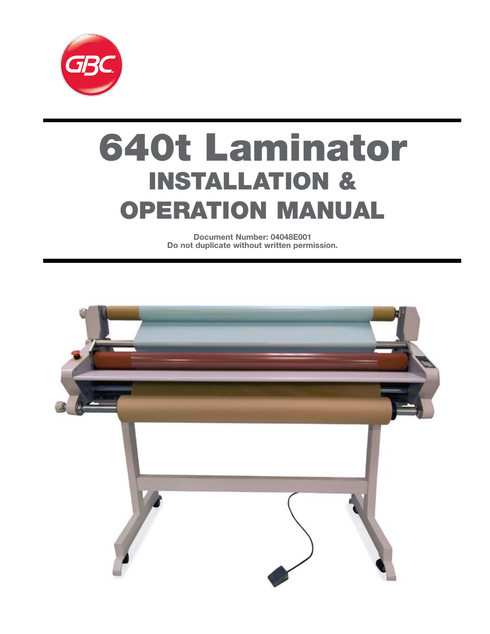 GBC 640T Laminator User Manual | 36 pages