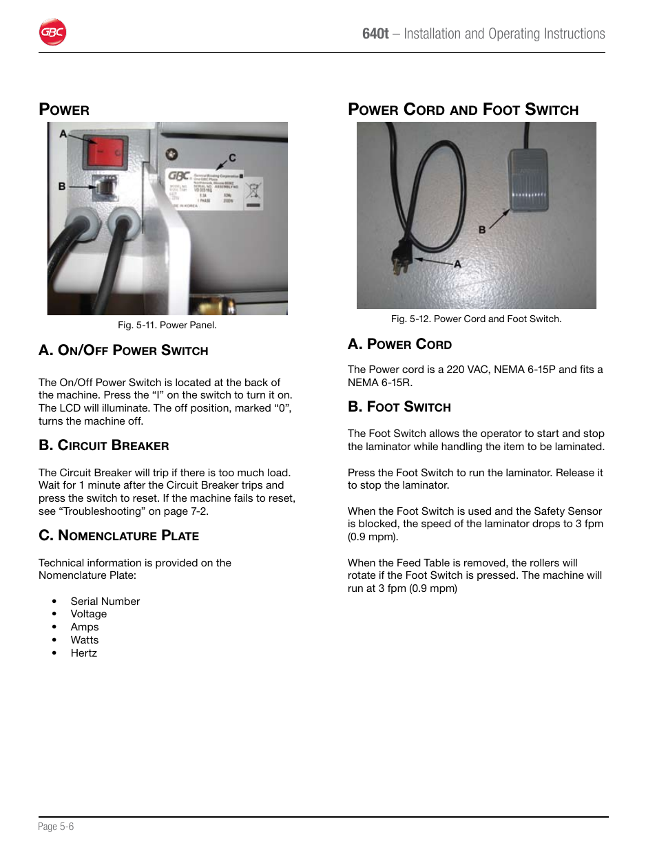 GBC 640T Laminator User Manual | Page 18 / 36