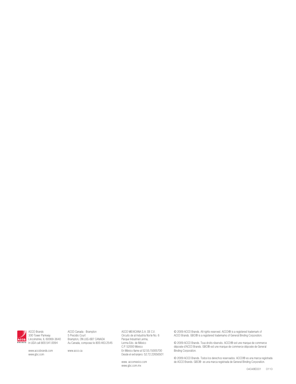 GBC 640T Laminator User Manual | Page 36 / 36