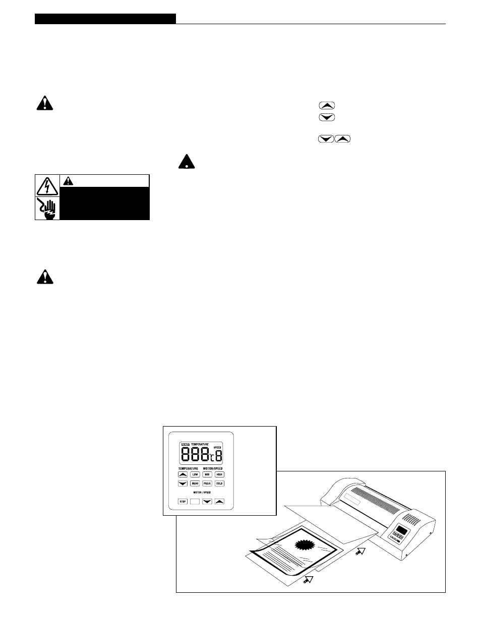 GBC H600 Heatseal Laminator User Manual | Page 2 / 8