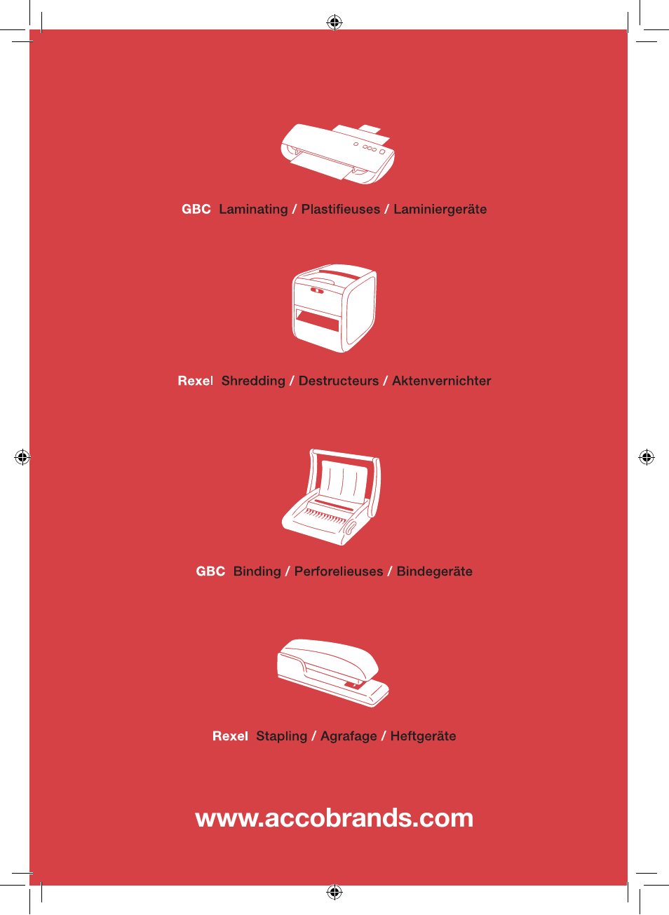 GBC 5100 Fusion Laminator User Manual | Page 144 / 144