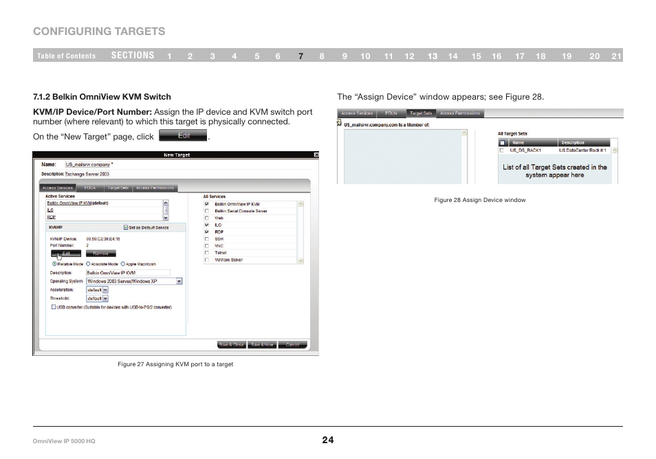 2 belkin omniview kvm switch | Belkin OmniViewIP 5000HQ User Manual | Page 28 / 109
