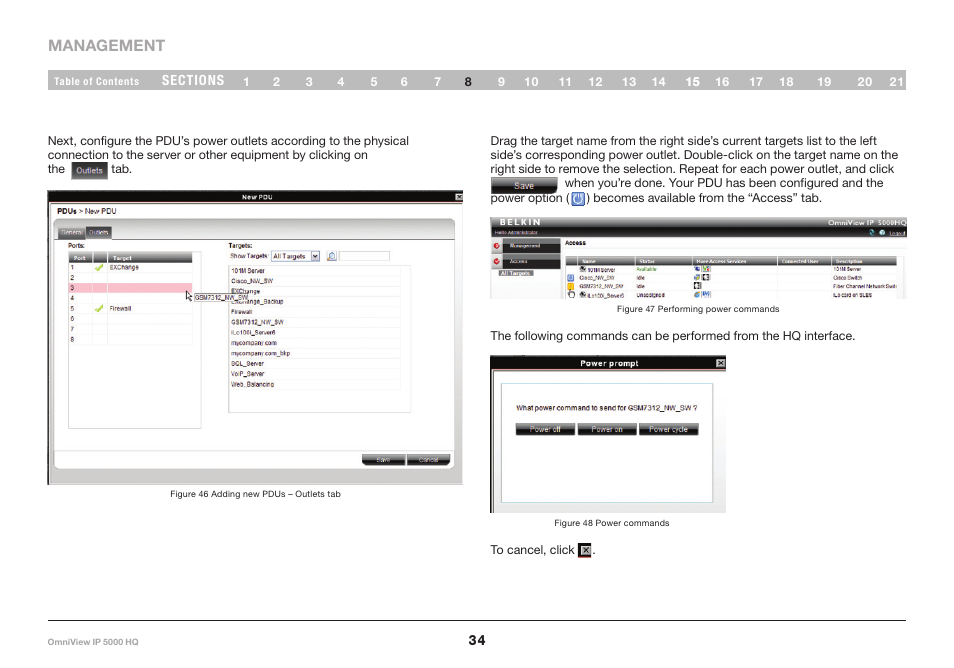 Belkin OmniViewIP 5000HQ User Manual | Page 38 / 109
