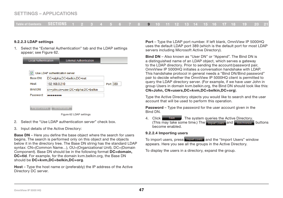 Belkin OmniViewIP 5000HQ User Manual | Page 51 / 109