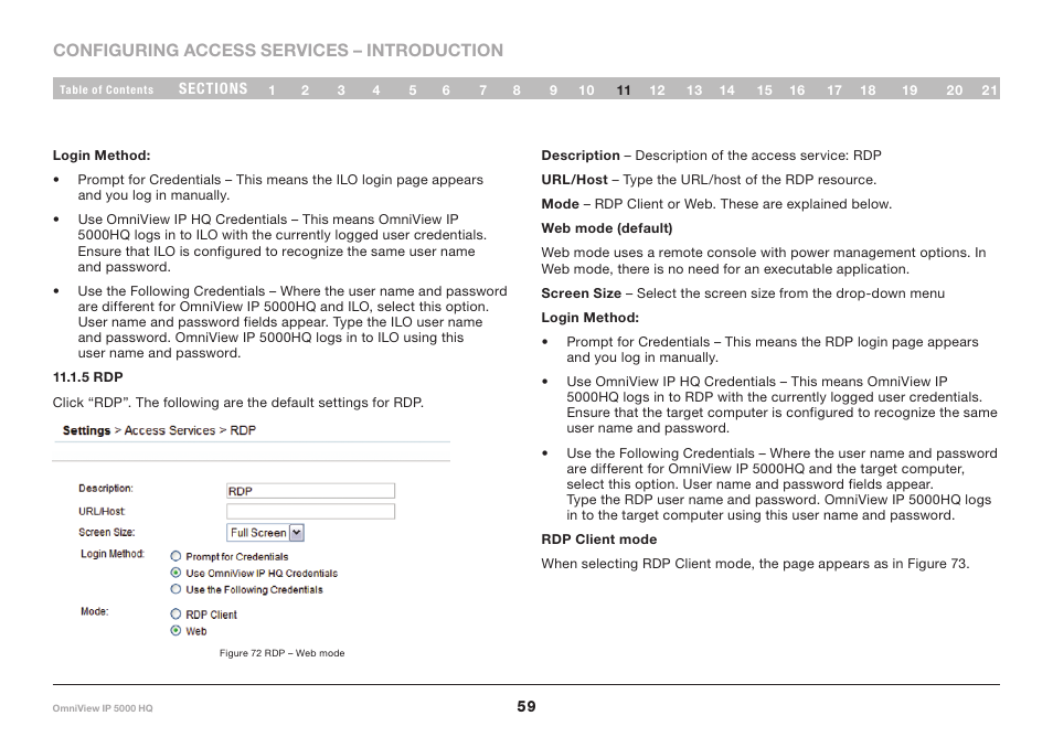 5 rdp | Belkin OmniViewIP 5000HQ User Manual | Page 63 / 109