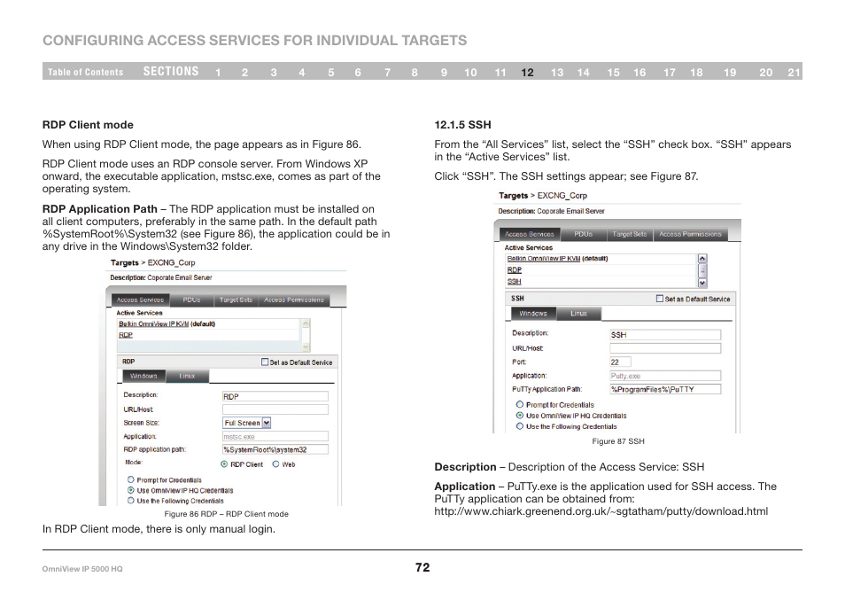 5 ssh | Belkin OmniViewIP 5000HQ User Manual | Page 76 / 109