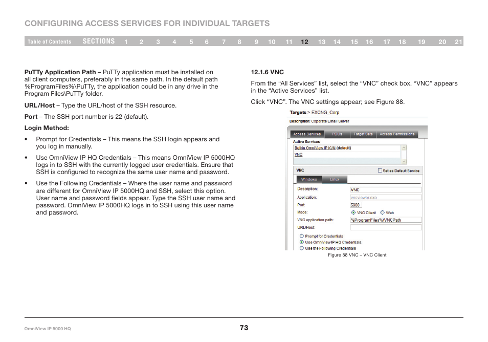 6 vnc | Belkin OmniViewIP 5000HQ User Manual | Page 77 / 109