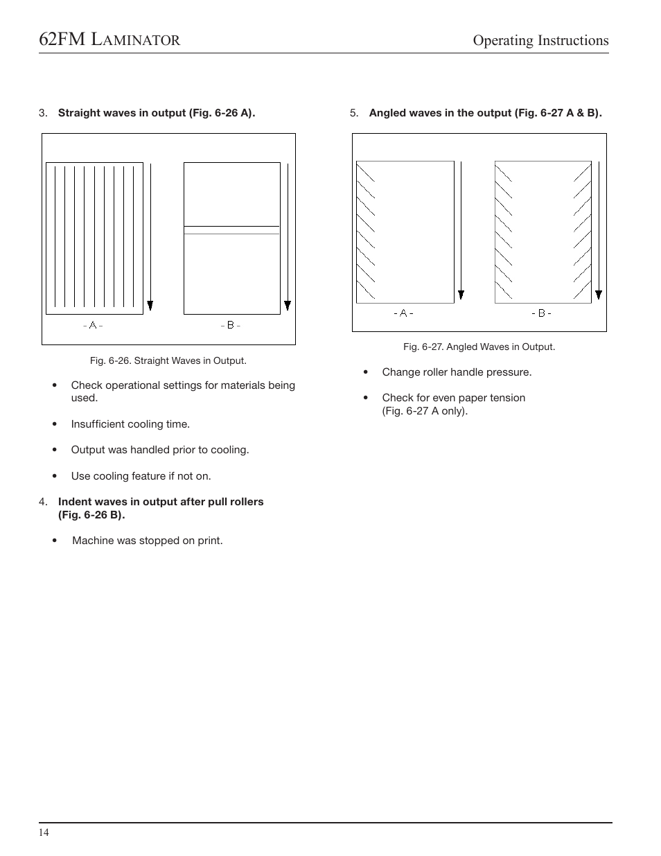 62fm l, Operating instructions, Aminator | GBC 62fm User Manual | Page 34 / 40