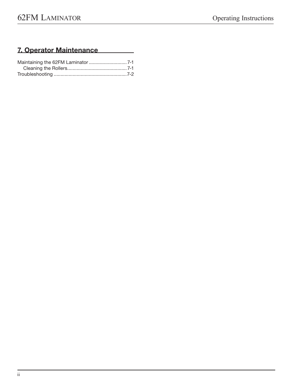 62fm l | GBC 62fm User Manual | Page 4 / 40