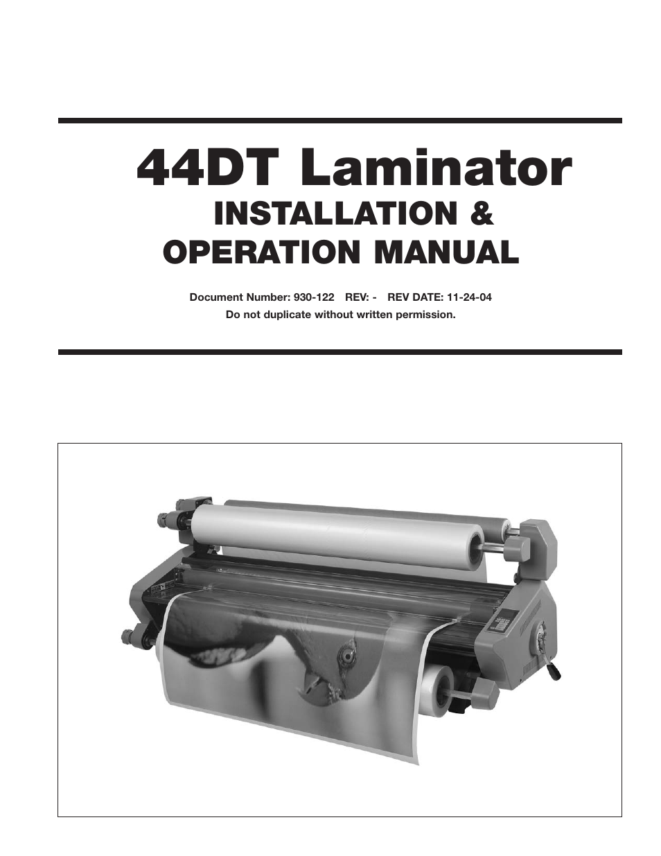 GBC 44DT User Manual | 36 pages