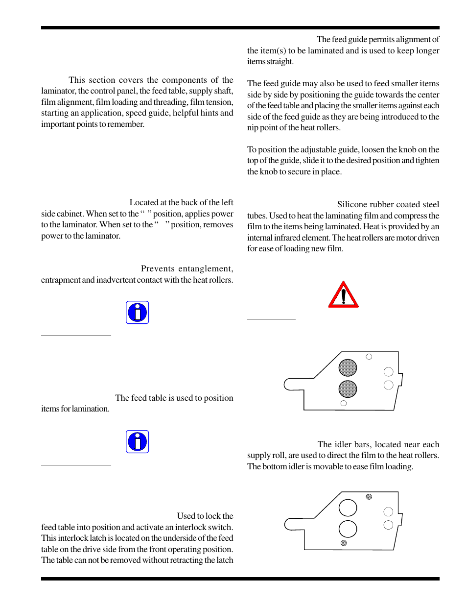 0 operation | GBC 25e User Manual | Page 15 / 48