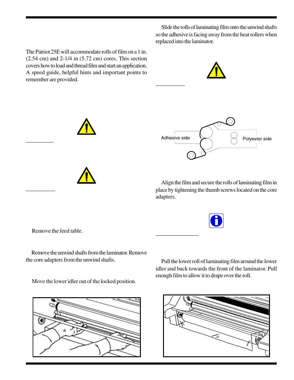 0 applications | GBC 25e User Manual | Page 21 / 48