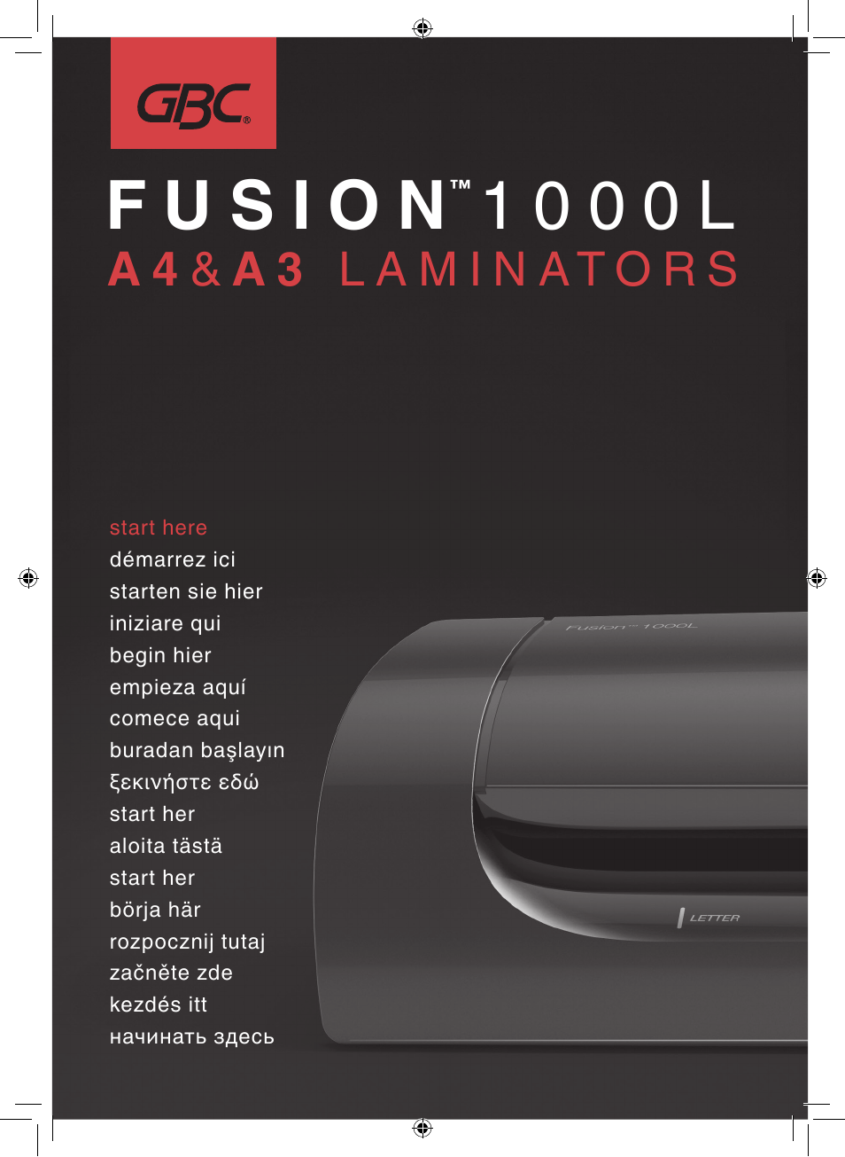 GBC 1000L EU Fusion User Manual | 76 pages