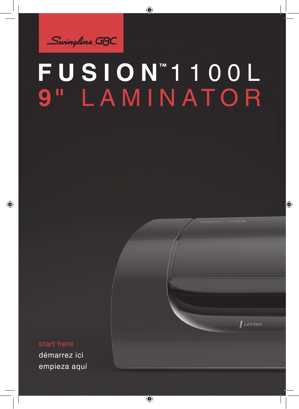 GBC 1100L Fusion Swingline User Manual | 24 pages