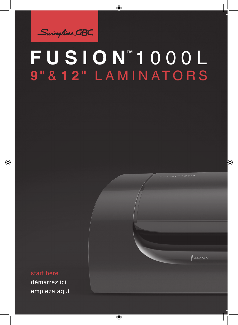 GBC 1000L Fusion Swingline User Manual | 24 pages