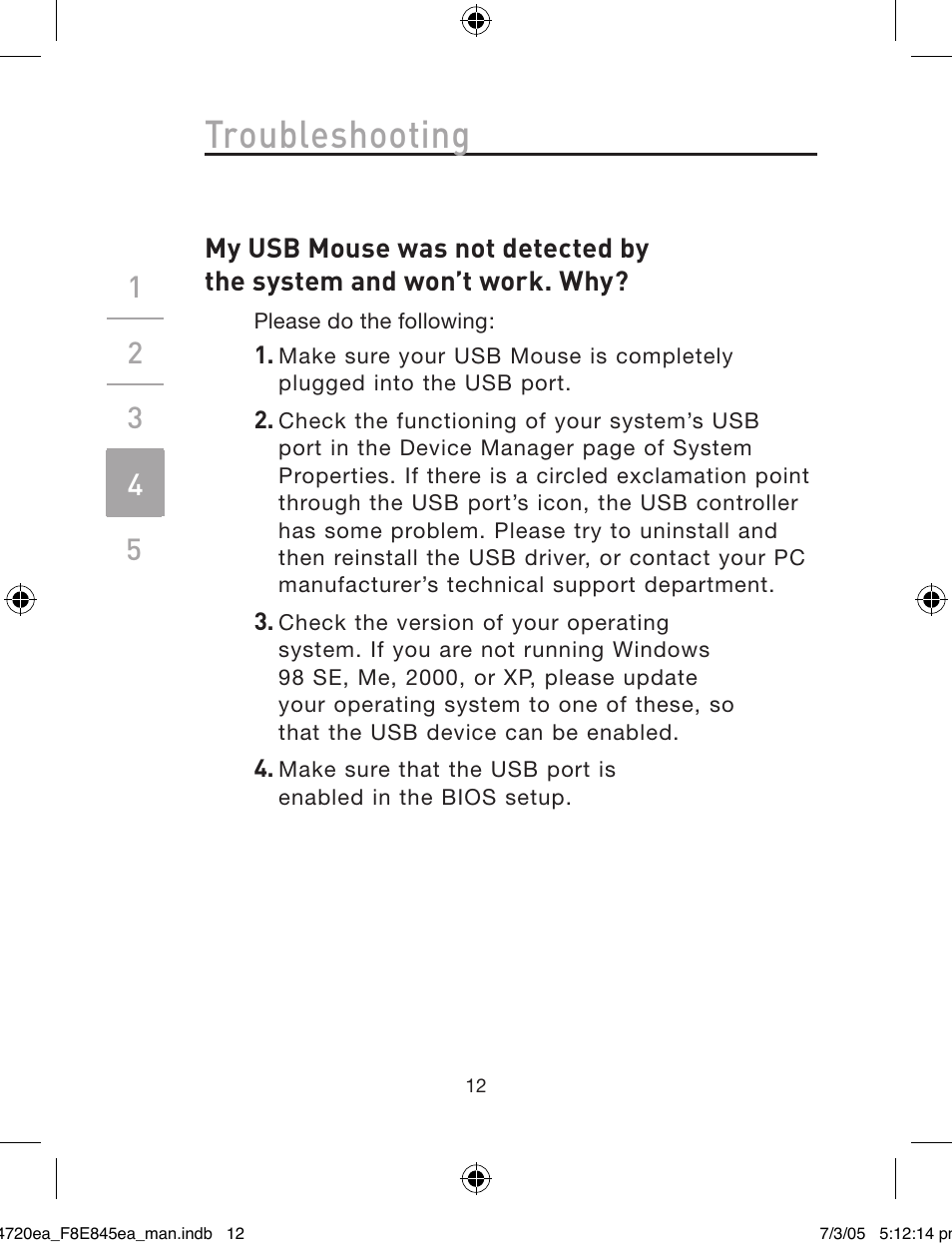 Troubleshooting | Belkin F8E845ea User Manual | Page 16 / 100