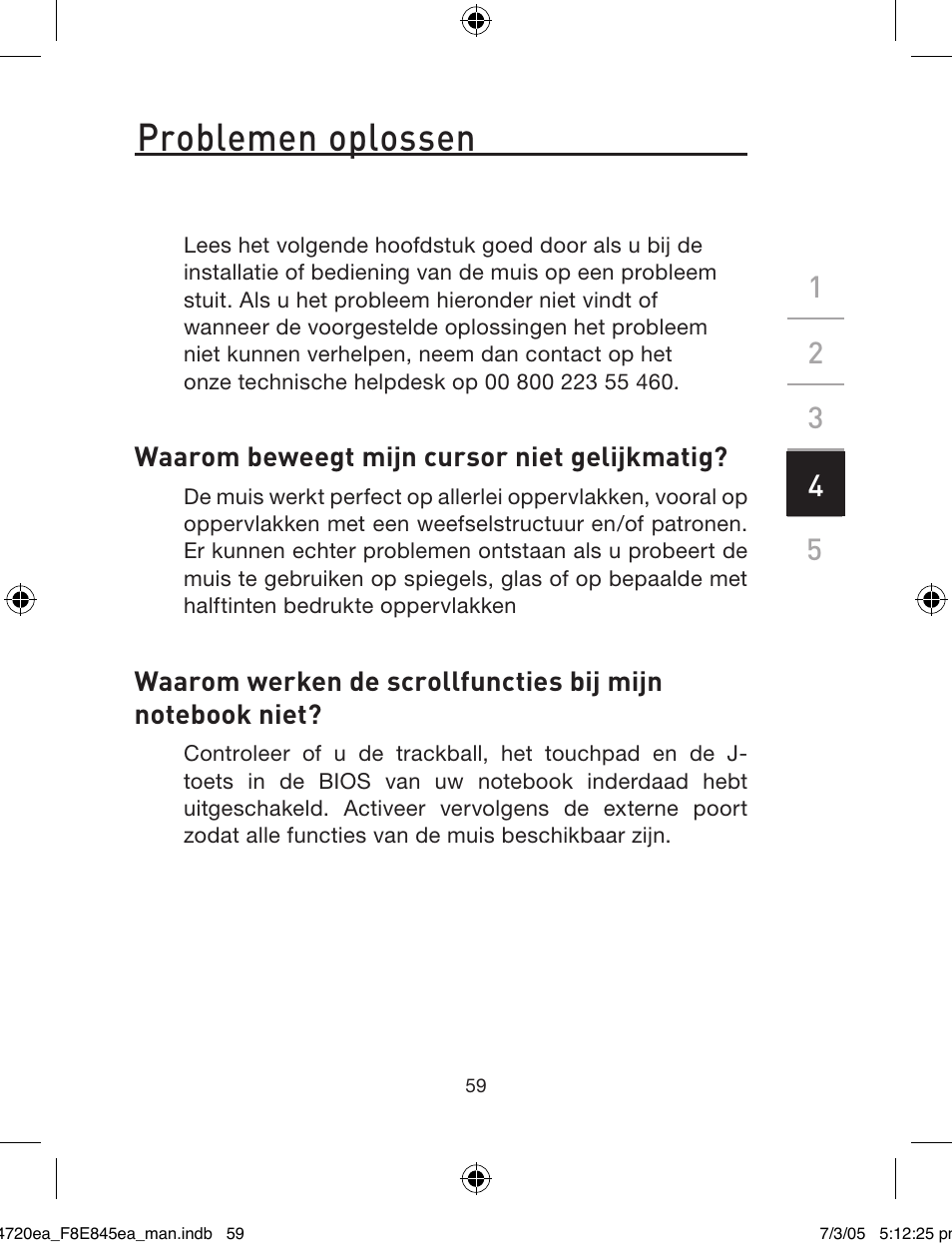 Problemen oplossen | Belkin F8E845ea User Manual | Page 63 / 100