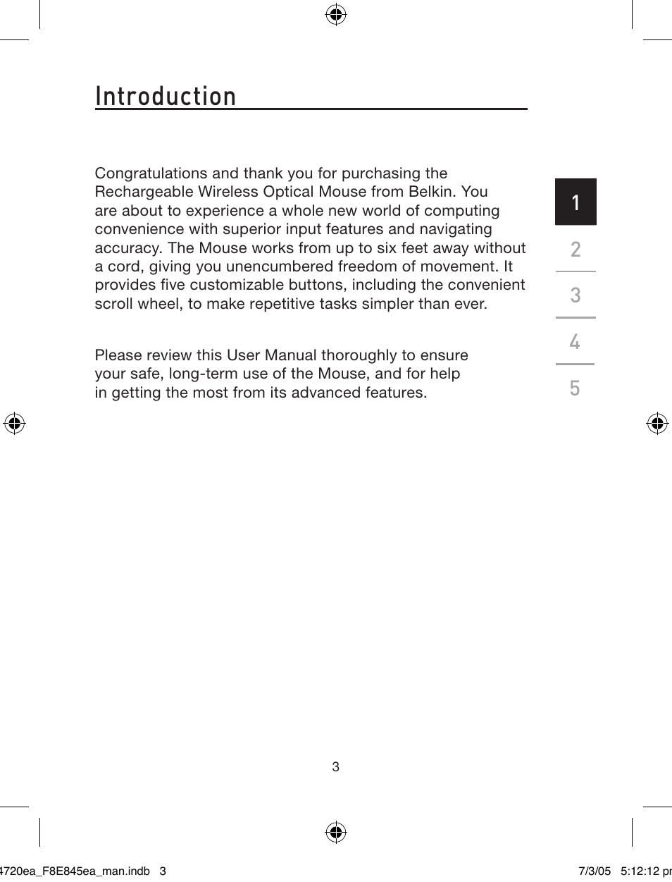 Introduction | Belkin F8E845ea User Manual | Page 7 / 100