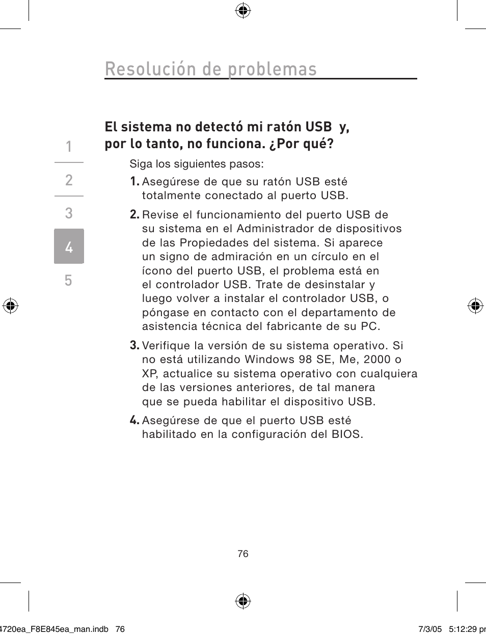 Resolución de problemas | Belkin F8E845ea User Manual | Page 80 / 100